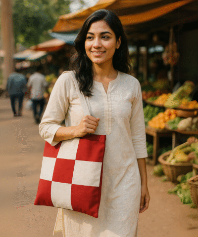 Canvas Patch Bag